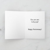 Ein Glück Typ 13. Jahrestag Karte (Innenseite)