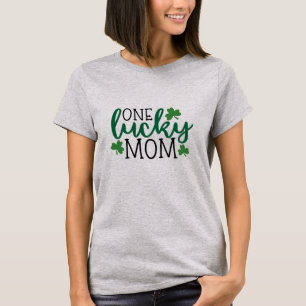 Ein glücklichen Mama-St Patrick Tag T-Shirt