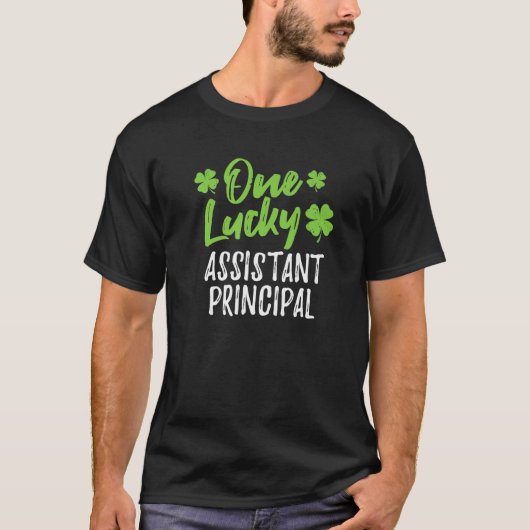 Ein glücklicher Assistant Principal St. Patrick's T-Shirt (Vorderseite)