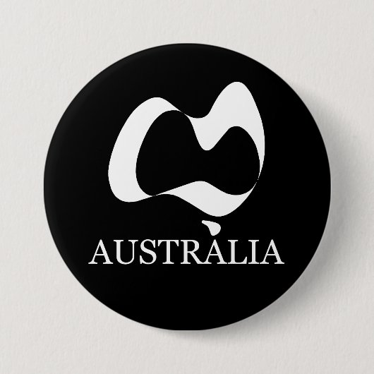Ein glücklicher Australientag Button (Vorderseite)
