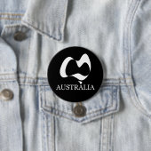 Ein glücklicher Australientag Button (Beispiel)