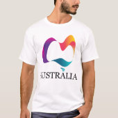 Ein glücklicher Australientag T-Shirt (Vorderseite)