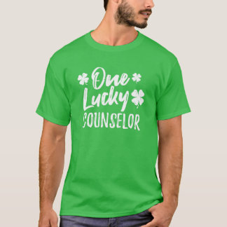 Ein glücklicher Berater St. Patrick's Day Matching T-Shirt
