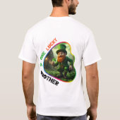 Ein glücklicher Bruder - Leprechauns Fun-Pot T-Shirt (Rückseite)