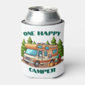 Ein glücklicher Camper Cooler Dosenkühler (Kanne Vorderseite)