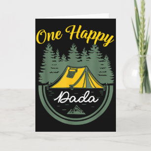 Ein glücklicher Camper Dada Geburtstag Camping Fam Karte