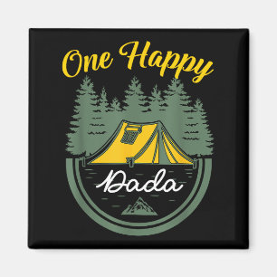 Ein glücklicher Camper Dada Geburtstag Camping Fam Magnet