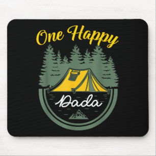 Ein glücklicher Camper Dada Geburtstag Camping Fam Mousepad