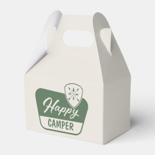 Ein glücklicher Camper, ein erster Geburtstag, Woo Geschenkschachtel