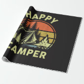 Ein glücklicher Camper Kleinkind Junge Lustiges Ca Geschenkpapier (Ungerollt)
