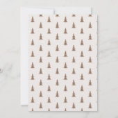 Ein glücklicher Camper Minimalistisch Camping 1. G Einladung (Rückseite)