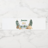 Ein glücklicher Camper Wasserflaschen Labels Wasserflaschenetikett (Einzelnes Label)