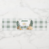 Ein glücklicher Camper Wasserflaschen Labels Wasserflaschenetikett (Einzelnes Label)