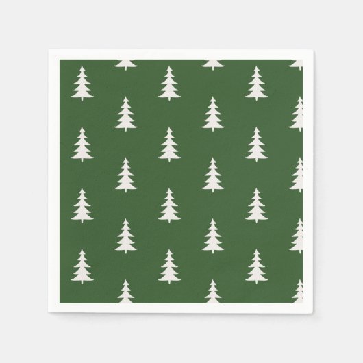 Ein glücklicher Campingplatz mit minimalistischen  Serviette (Vorderseite)