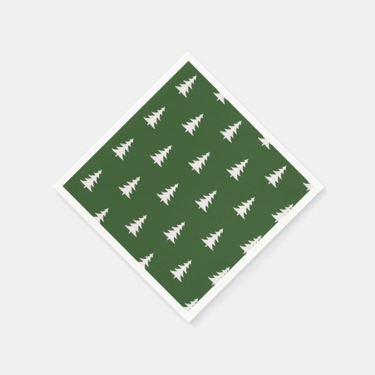 Ein glücklicher Campingplatz mit minimalistischen Serviette (Ecke)