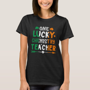 Ein glücklicher Chemielehrer St Patricks Day Irisc T-Shirt