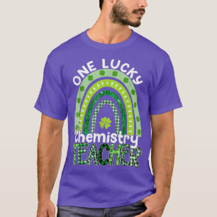 Ein glücklicher Chemielehrer St Patrick's Day Teac T-Shirt
