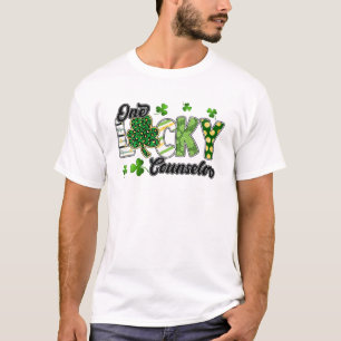 Ein glücklicher Counselor Kleeblatts St Patrick's T-Shirt