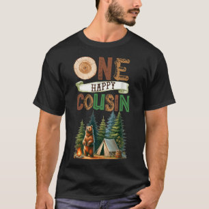 Ein glücklicher Cousin Camper Erster Geburtstag Ca T-Shirt