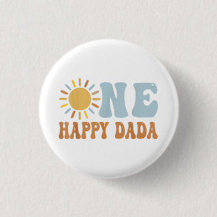 Ein glücklicher Dada der Geburtstagsfeier Button