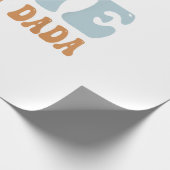 Ein glücklicher Dada der Geburtstagsfeier Geschenkpapier (Ecke)