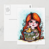Ein Glücklicher Ducky! Postkarte (Vorne/Hinten)