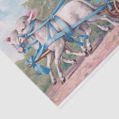 Ein glücklicher Eierwagen zu Ostern Seidenpapier (Ausschnitt)