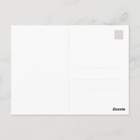 Ein glücklicher Elefant Postkarte (Rückseite)