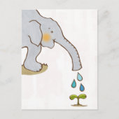 Ein glücklicher Elefant Postkarte (Vorderseite)