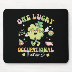 Ein glücklicher Ergotherapeut Ot Shamrock St Pa Mousepad