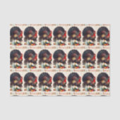 Ein glücklicher Erntedank die Türkei Seidenpapier (Vorderseite)