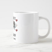 Ein glücklicher Fischer, der ein Paar Fische zusam Jumbo-Tasse (Rechts)