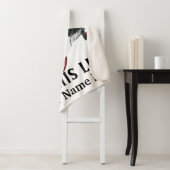 Ein glücklicher Fischer, der ein Paar Fische zusam Sherpadecke (Beispiel)