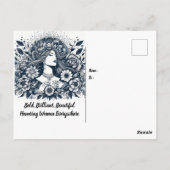 Ein glücklicher Frauentag, der Frauen überall ehrt Postkarte (Rückseite)