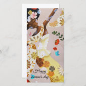 Ein glücklicher Frauentag Feiertagskarte (Vorne/Hinten)