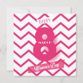 Ein glücklicher Frauentag! Internationaler Urlaub Einladung