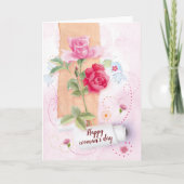 Ein glücklicher Frauentag Karte (Vorderseite)