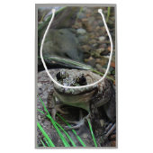 Ein glücklicher Frosch Kleine Geschenktüte (Rückseite)