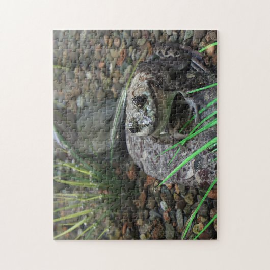 Ein glücklicher Frosch Puzzle (Vertikal)