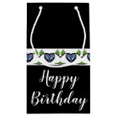 Ein glücklicher Geburtstag Kleine Geschenktüte (Rückseite)