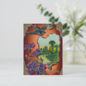 Ein glücklicher Geburtstag Postkarte (Stehend Vorderseite)