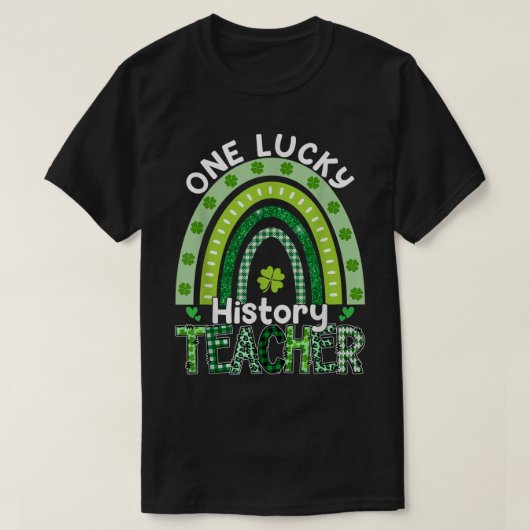 Ein glücklicher Geschichtslehrer St Patrick's Day T-Shirt (Design vorne)