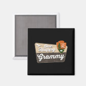 Ein glücklicher Grammy-Camper, passende Geburtstag Magnet (Vorderseite/Rückseite)