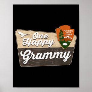 Ein glücklicher Grammy-Camper, passende Geburtstag Poster