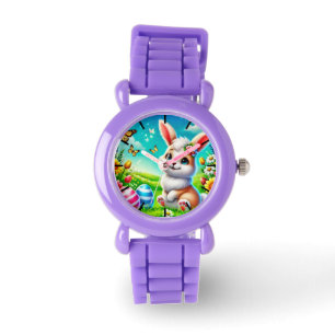 Ein glücklicher Hase Armbanduhr
