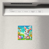 Ein glücklicher Hase Magnet (In Situ (Geschirrspüler))