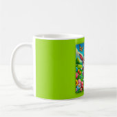 Ein glücklicher Hase und Igel Kaffeetasse (Links)