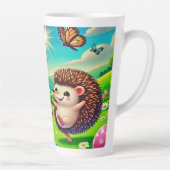 Ein glücklicher Hase und Igel Milchtasse (Rechts)