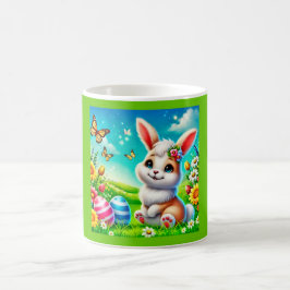 Ein glücklicher Hasse Kaffeetasse