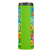  Ein glücklicher Hasse Thermosbecher (Rückseite)